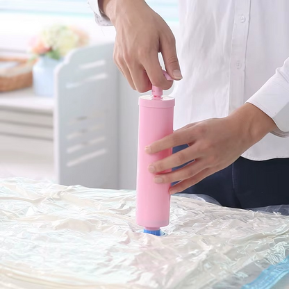 أكياس تفريغ الهواء (10 أكياس + مضخة  )
